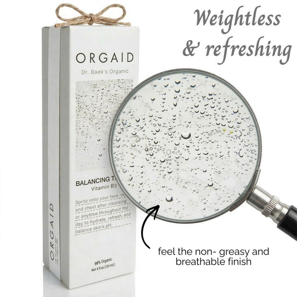ORGAID Balancing Toner with Vitamin B3 - Powerful Hydration